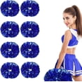 thumbnail image 1 of LINLIN Plastic Cheerleading Poms,Super cute cheerleading pom poms Cheer Dance Pom Pom with Plastic Handle for Team Spirit Sports Dance Cheering Metallic Foil, 1 of 8