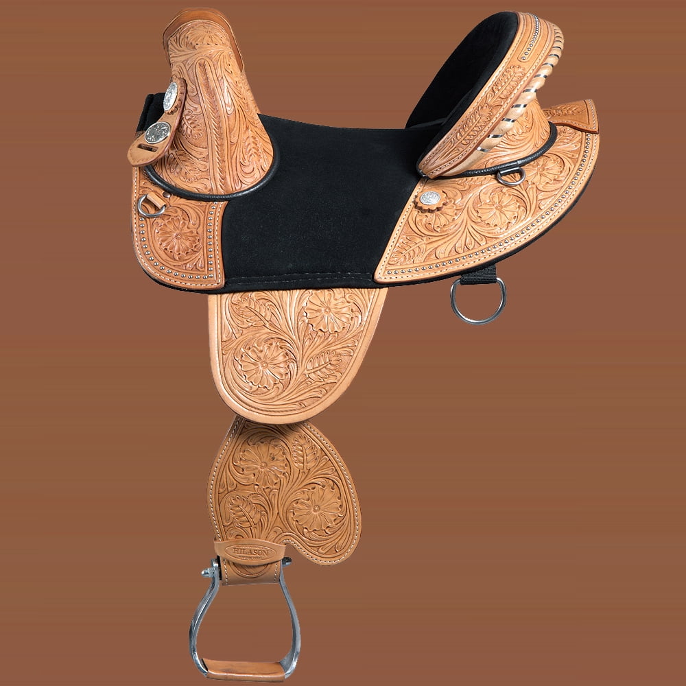 14 in Used Western Horse Saddle Treeless Trail Pleasure Barrel Hilason