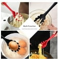 thumbnail image 5 of Silicone Pasta Fork (11.5"), High Heat Resistant to 480°F, Hygienic One Piece Design, Spaghetti Strainer & Server Spoon Pasta Forks, 5 of 7