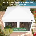 thumbnail image 2 of GVDV 10ft x 10ft Pop-Up Canopy, Outdoor Canopy tent with Adjustable Height, Mosquito Netting, Zipper Doors, and Carry Bag, 2 of 9