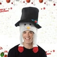 thumbnail image 2 of MIASHUI Black Snowman Costume Hat for Christmas Winter Party, Festive Prop Cap for Performance, Fun Decorative Hat for Kids Black, 2 of 7