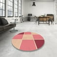 thumbnail image 4 of Ahgly Company Machine Washable Indoor Rectangle Transitional Crimson Red Area Rugs, 4' x 6', 4 of 7
