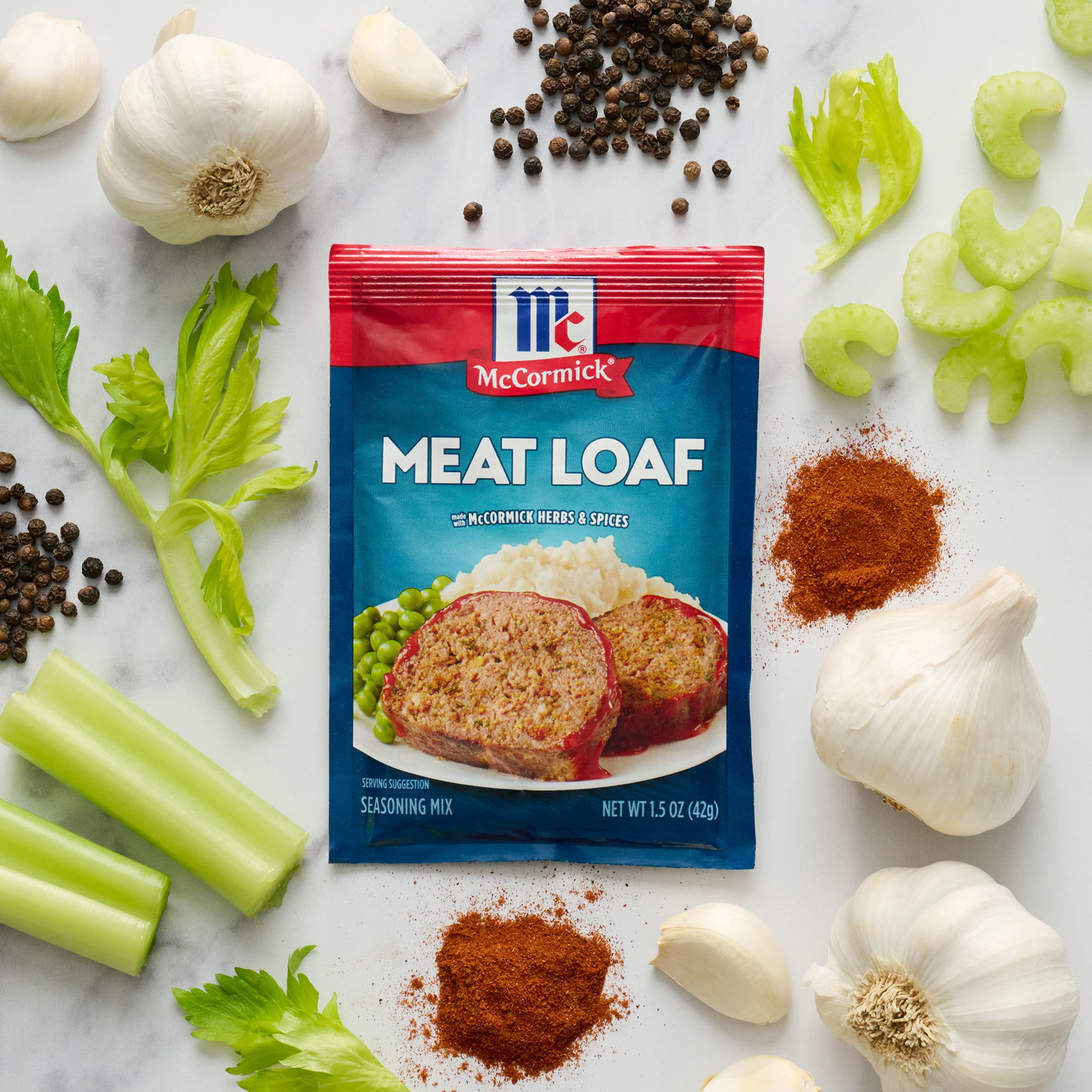 (2 pack) McCormick Meat Loaf Seasoning Mix, 1.5 oz Packet
