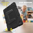 thumbnail image 6 of Fintie Case for Samsung Galaxy Tab A11+ Plus 2025/ A9+ Plus 11 Inch 2023, Fully-Body Rugged Heavy Duty Shockproof Protective Case with Kickstand & Shoulder Strap for Kids, Black, 6 of 9