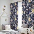 thumbnail image 5 of Blackout Kids Curtains,Pioneer Flower Floral Print Pattern Childrens Insulated Curtains Set Of 2,Bedroom Essentials,Toddler Room Decor 52"x84", 5 of 5