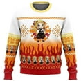 thumbnail image 1 of Fire Rengoku Demon Slayer Christmas Sweater Christmas Sweater Gift Santa Claus Pullover Men 3d Sweatshirt And Top Autumn And Win, 1 of 2