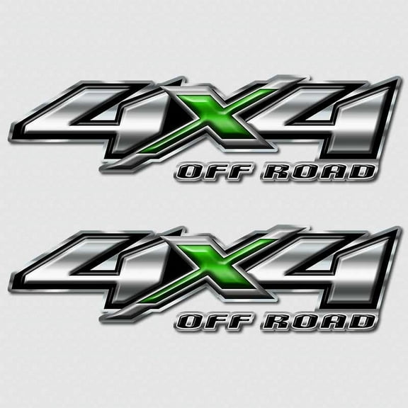 4x4 Green Hulk Silverado Off Road Truck Decals