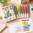 thumbnail image 6 of Magic Popcorns Pens | Create Raised 3D Puffy With Bubble Pens, Includes 6 Vibrant Colors, Dries With Fun Texture, Great For Crafts School Projects, 1Pcs, 6 of 6