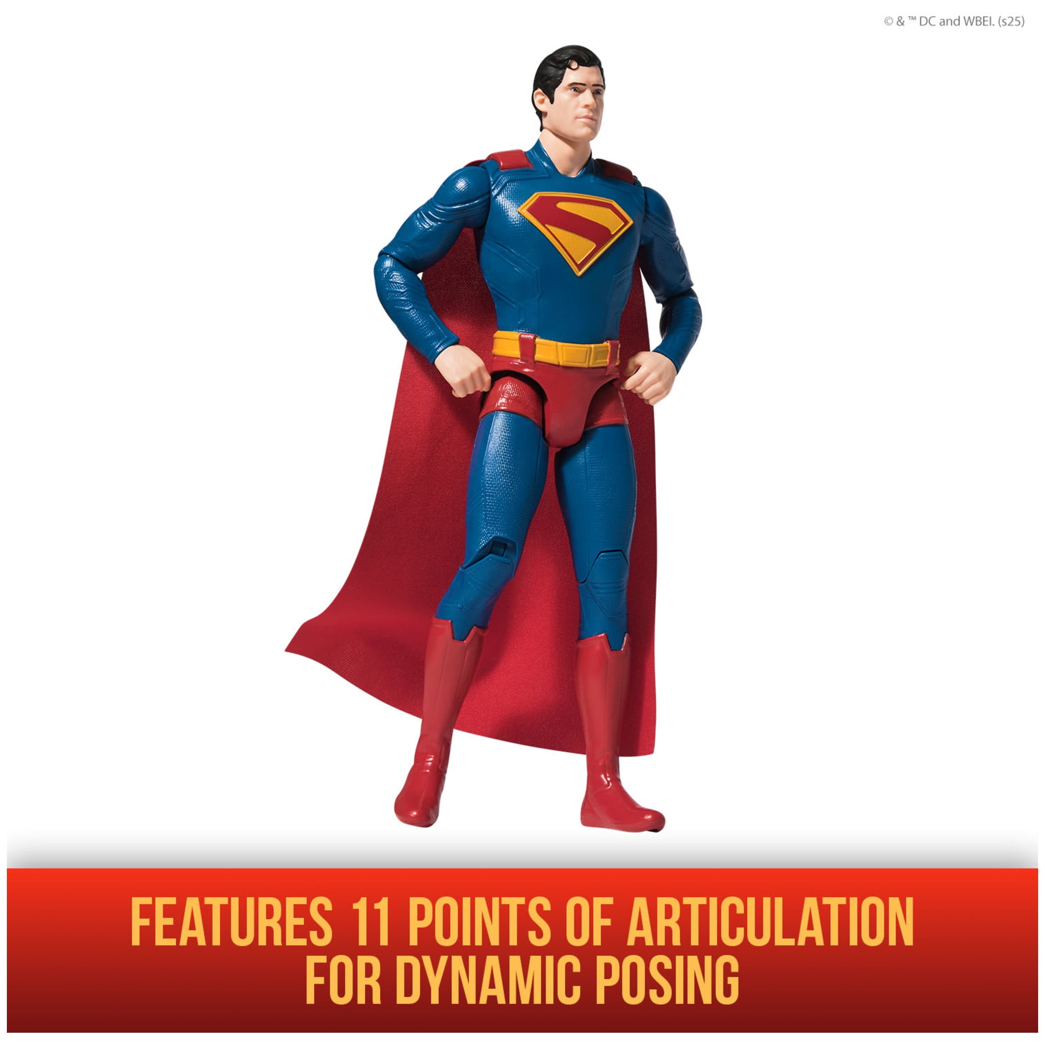 DC Comics SUPERMAN, 12-inch Superhero Action Figure, for Ages 4 & up