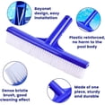 thumbnail image 5 of Cepillo de Plástico para Limpieza de Piscinas Zhivalor 25 Cerdas de Nailon Azul y Blanco, 5 of 5