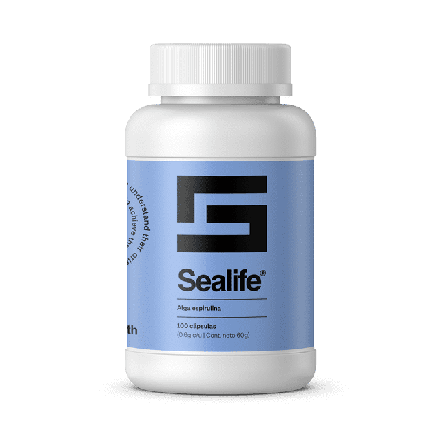 ESPIRULINA SEALIFE 1 FRASCO CON 100 CAPSULAS ANCIENT HEALTH sealife