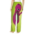 thumbnail image 3 of Barney And Friends Women's Pajama Pants, Comfy All Over Print Lounge Pants Casual Sleepwear with Pockets & Drawstring, 3 of 8