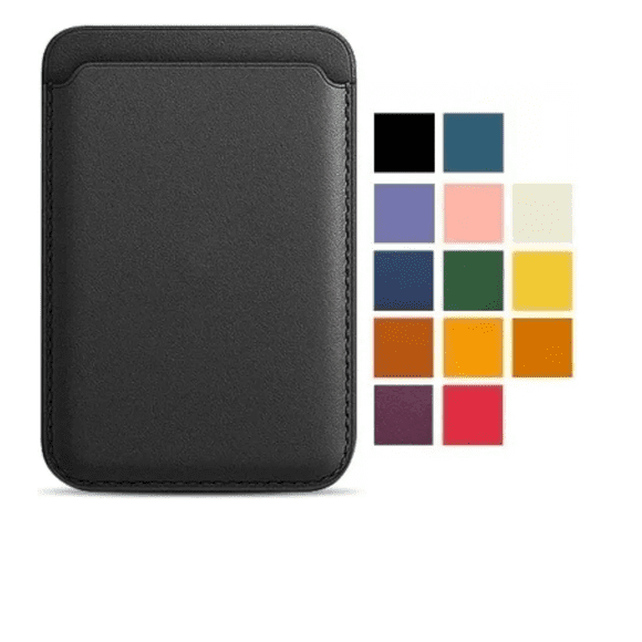 Cartera Wallet Billetera Tarjetero Para iPhone Magsafe Xtellar Color Negro