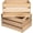 Log Color, variant on 20" L Oversize Wooden Crates For Storage,  Milk Crates Of  Log Color ,Suitable for DIY,Vinyl Record Storage Crates, Size Rustic Decration  Storage Crates .