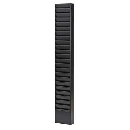 UPC 025719081386 product image for BUDDY PRODUCTS 0813-4 Display Rack,Vertical,65-1/20x9-3/4x4,Bl | upcitemdb.com