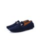 thumbnail image 2 of Men Metal Decor Casual Loafers, Leisure Outdoor Faux Suede Loafers, 2 of 4