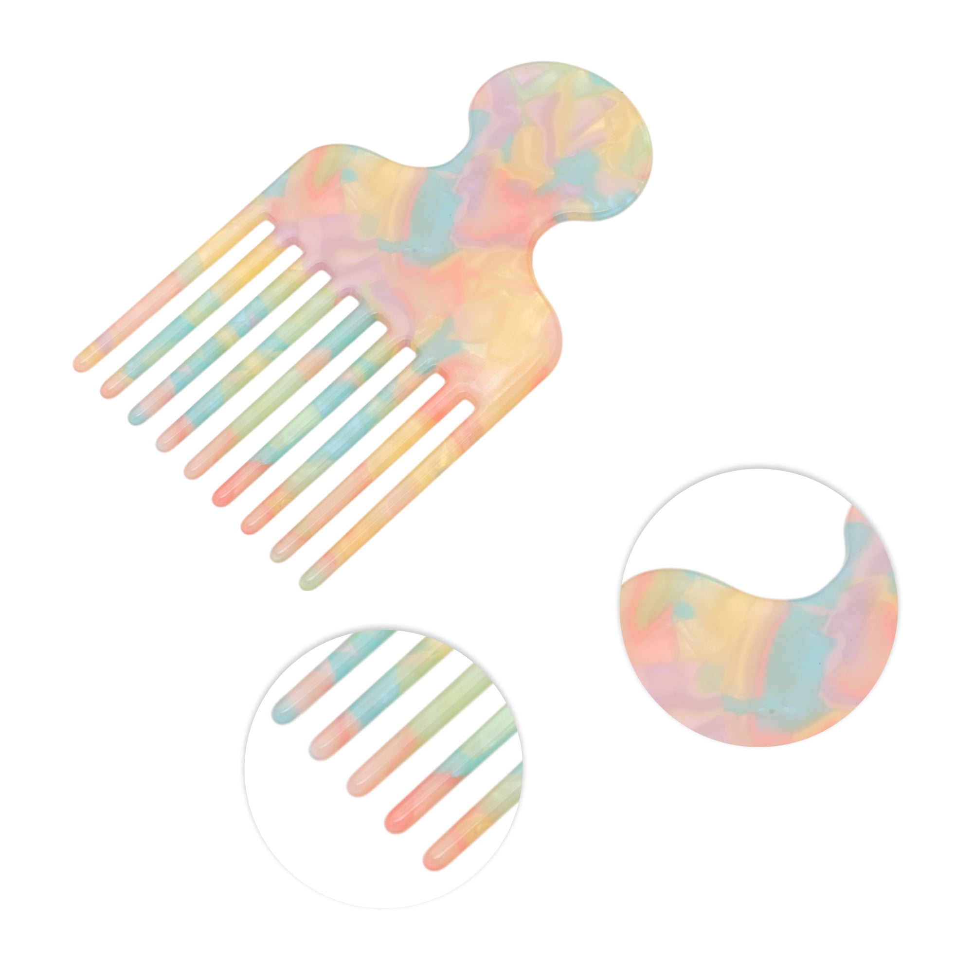 Unique Bargains 1 Pc Fashion Hair Insert Comb for All Hair Types Styles Multicolored