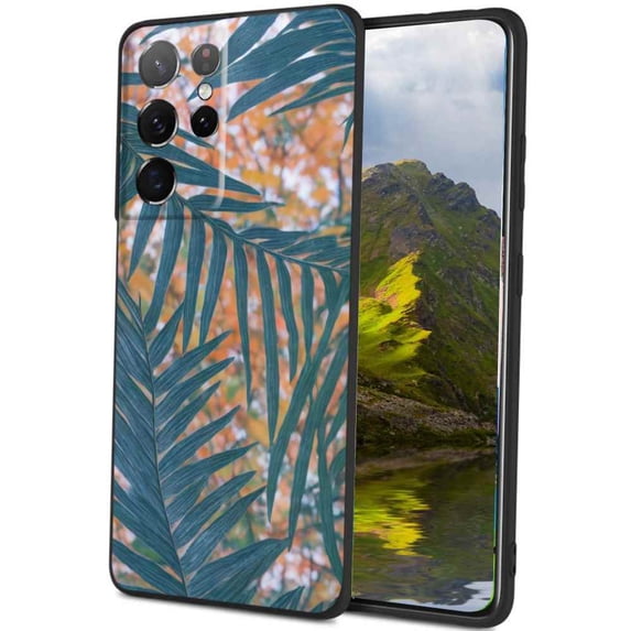 Leaves-179 Phone Case, Degined for Samsung Galaxy S23 Ultra Case Men Women, Flexible Silicone Shockproof Case for Samsung Galaxy S23 Ultra