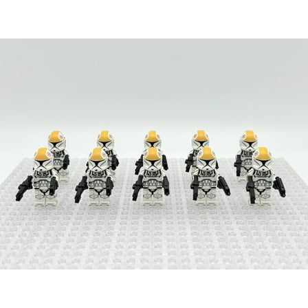 Star Wars Phase 1 Clone Pilot Troopers Minifigures Set (x10)