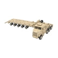 thumbnail image 4 of Bunblic 1/72 Scale Tractor Trailer Model Craft Truck Toy for Gift Display Collection brown, 4 of 8