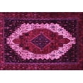 thumbnail image 1 of Ahgly Company Indoor Rectangle Persian Pink Traditional Area Rugs, 6' x 9', 1 of 4