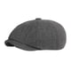 thumbnail image 3 of Sombrero de niño Salvador a cuadros Gris oscuro para hombre, 3 of 10