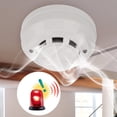 thumbnail image 1 of Detector de humo fotoeléctrico antiinterferencia 9-24V alarma en red con cable a prueba de polvo para centros comerciales para restaurantes para pasillos, 1 of 8