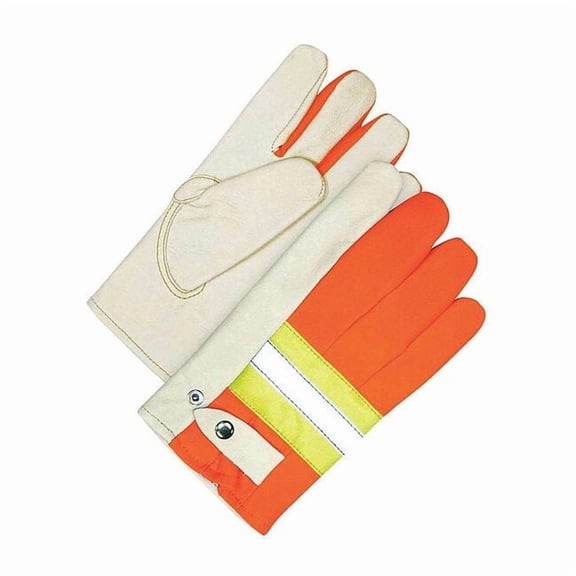Bdg Leather Gloves,Cowhide Palm,M 20-1-982-M