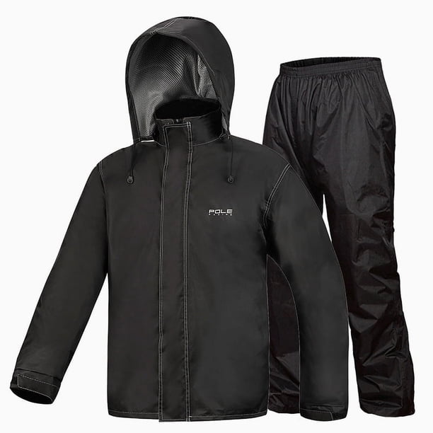 Impermeable POLE-RACINGTraje de lluvia Impermeable Ciclismo Cubierta de lluvia Chaqueta y pantalones Unisex Senderismo Impermeable Pantalones Ropa impermeable para motocicleta Pesca