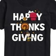 thumbnail image 3 of Peanuts - Happy Thanksgiving Icons - Men's Short Sleeve Graphic T-Shirt, 3 of 6