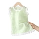 thumbnail image 3 of Niña Bebé Vestido de Verano Encaje a Cuadros Vestido de Cuello para Niñas Pequeñas, 3 of 6
