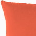 thumbnail image 6 of Jordan Manufacturing Sunbrella 16" x 16" Canvas Melon Solid Square Outdoor Throw Pillow (2 Pack), 6 of 10
