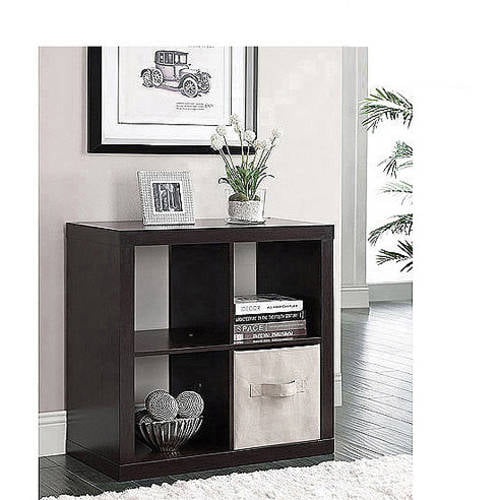 Better Homes and Gardens Square 4-Cube Storage Organizer, Multiple ...