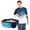 🔥 Sky Blue_Base#18400, variant on Running Waist Pack with Water Bottle Holder | Waterproof Close-Fitting Sports Fanny Pack for Phone Keys | Lightweight Unisex Gear for Marathons Outdoor Fitness | 1pc | 27x14cm