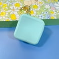 thumbnail image 2 of Xfvqtps Coin Purse Casual Portable New Exquisite Cute Solid Color Silica Gel Square Mini Wallet Mint Green, 2 of 5