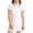 01 White, variant on Girls Short Sleeve Dress, Navy School Uniform Casual Dress For Sports and Play