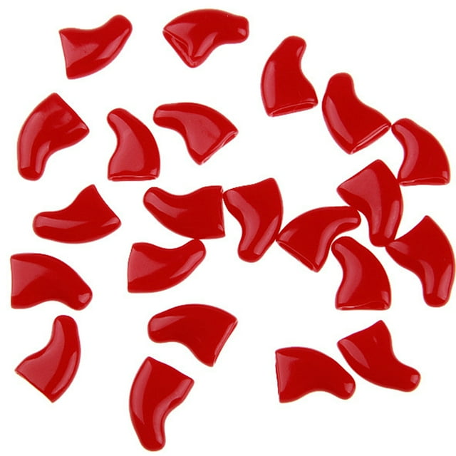 20 Pcs Embouts d'Ongles pour Chat, Protecteurs, Embouts Souples pour Pattes de Chaton, Couvre-Griffes de Chat avec Colle