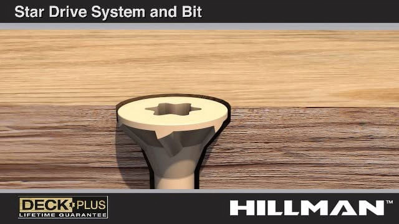 DeckPlus 48416 Tan Deck Screw, Steel - 5lb Box (#10 x 2.5")