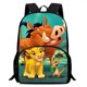 thumbnail image 5 of Mochilas para niños con dibujos animados de El Rey León Simba, regalo de cumpleaños para estudiantes, mochilas escolares para niños, mochilas duraderas para acampar, 5 of 5