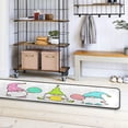 thumbnail image 4 of SKYSONIC 2'X6' Happy Easter Gnomes Runner Rug with Rubber Backing, Colorful Eggs Non Slip Entryway Rug Runner Washable Soft Area Rug Carpet for Hallway Bedroom Kitchen Decor, 4 of 6