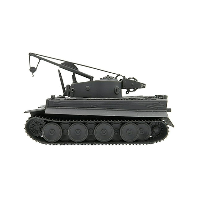 Kits de modelos de tanque a escala 1:72, modelo de tanque de vehículo, juguete DIY, simulación de ensamblaje coleccionable para niñas, niños, regalo Tanque de reparación de tigre