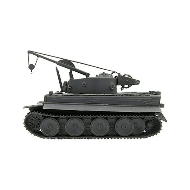Kits de modelos de tanque a escala 1:72, modelo de tanque de vehículo, juguete DIY, simulación de ensamblaje coleccionable para niñas, niños, regalo Tanque de reparación de tigre