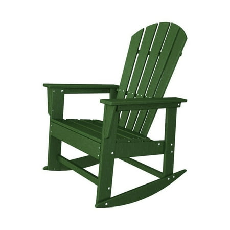 POLYWOODÂ® South Beach Recycled Plastic Adirondack Rocking 