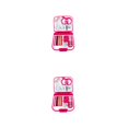 thumbnail image 1 of Cateissary Caja de botones de costura para el hogar, pinzas de emergencia, enhebrado de agujas con soporte, accesorios manuales, rosa y rojo Rosa roja 2piezas Cateissary CBP487816, 1 of 5