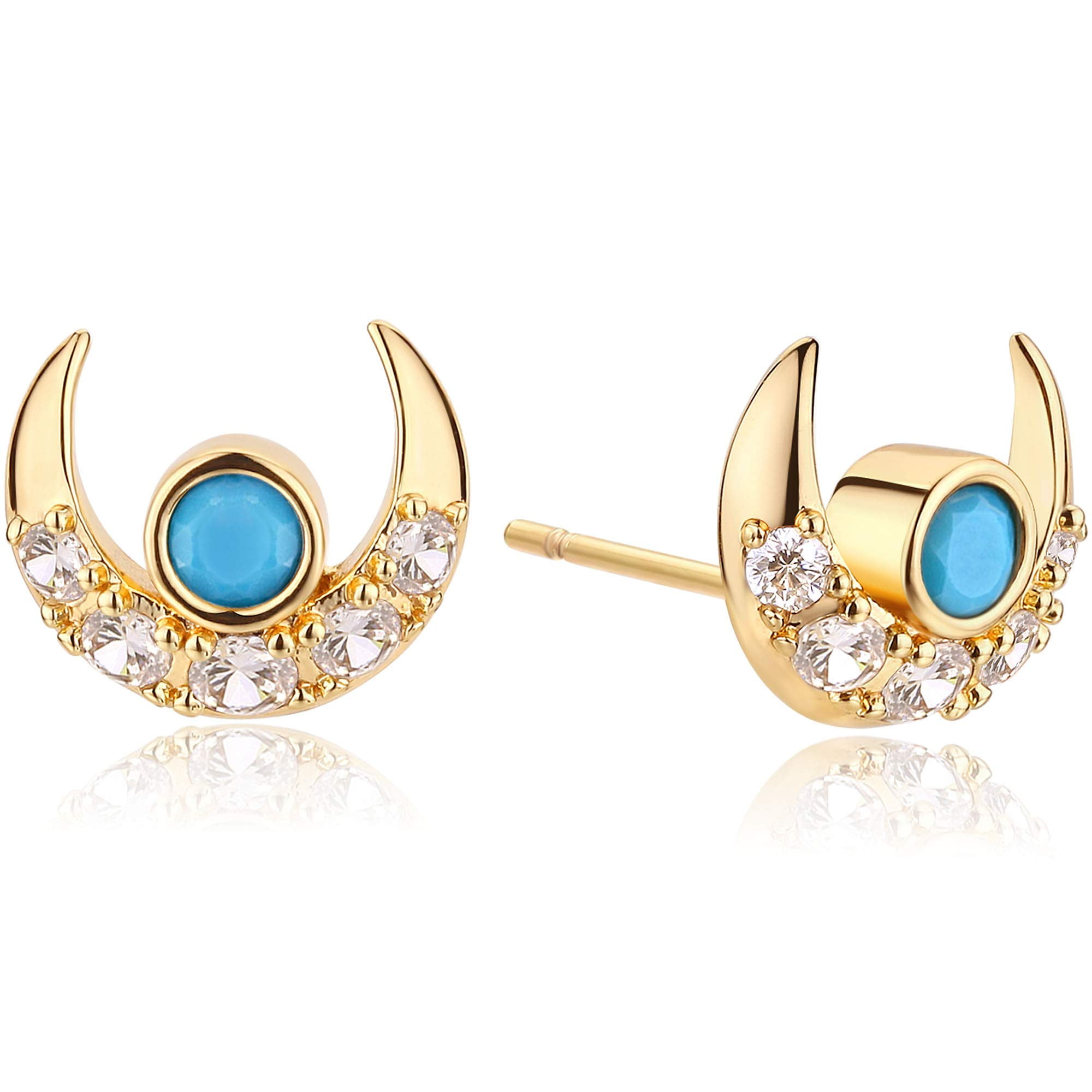Yellow Gold Dazzlingrock Collection 14k Ball 5mm Stud Earrings with Screw Backings
