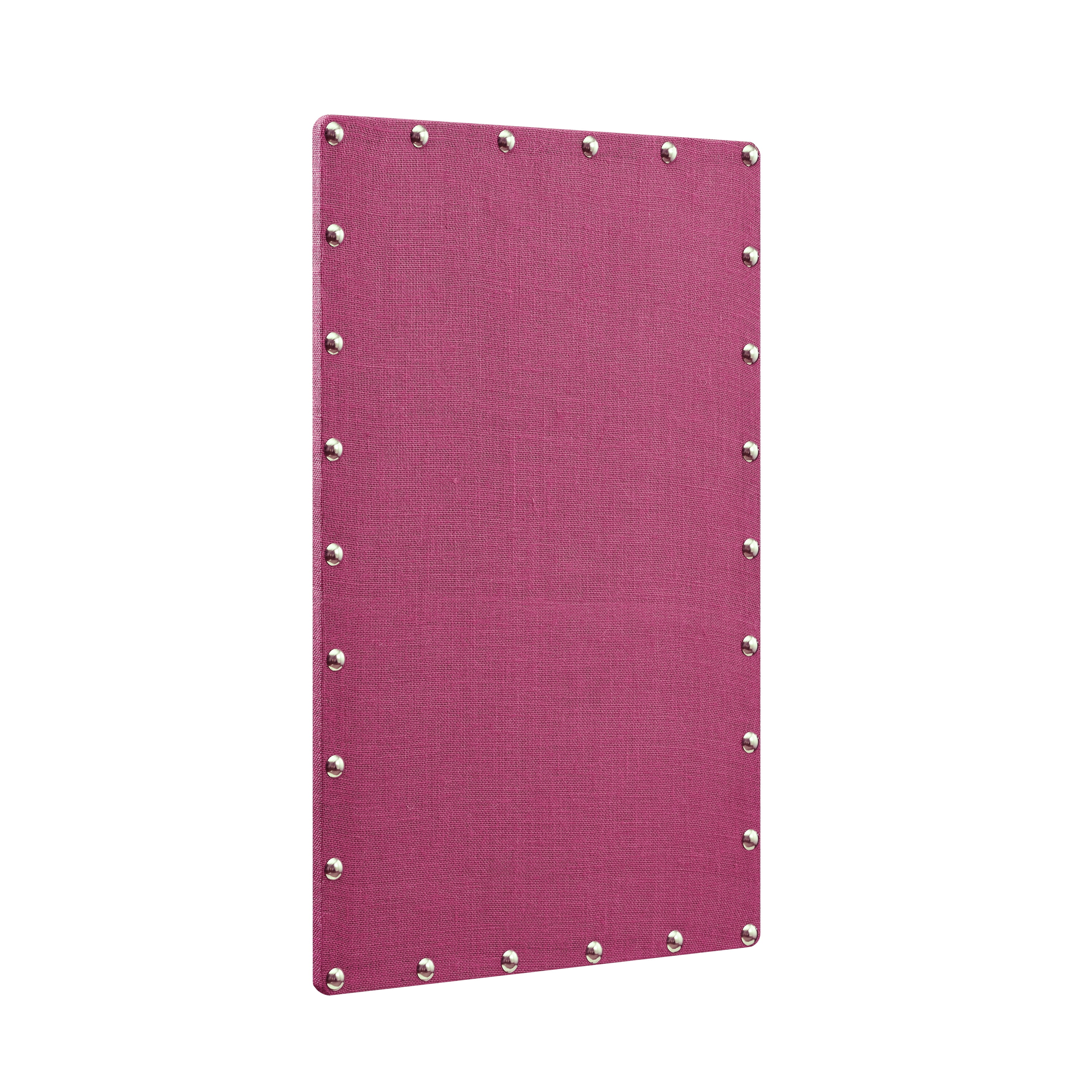 Linon Krall 24 x 36 inch Corkboard, Hot Pink, Bulletin Board, Can Be Handheld