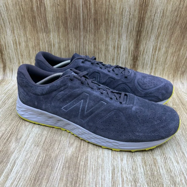 New Balance Fresh Foam Arishi v2 Men's Size 14 4E Wide Gray Suede Shoes MARISSB2