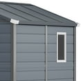 thumbnail image 3 of Uforic 6.3x6.2ft Outdoor Resin Storage Shed with Windows,Vents,and Secure Doors,All-Weather Plastic Storage Unit for Poolside,Lawn,Backyard,and Patio, 3 of 11