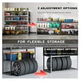 thumbnail image 4 of 60" Wide Heavy Duty Garage Shelving Adjustable 6 Tier Garage Storage Shelves 3900LBS Metal Shelving Unit Industrial Utility Shelf, 84" H x 60" W x 24" D, 4 of 6