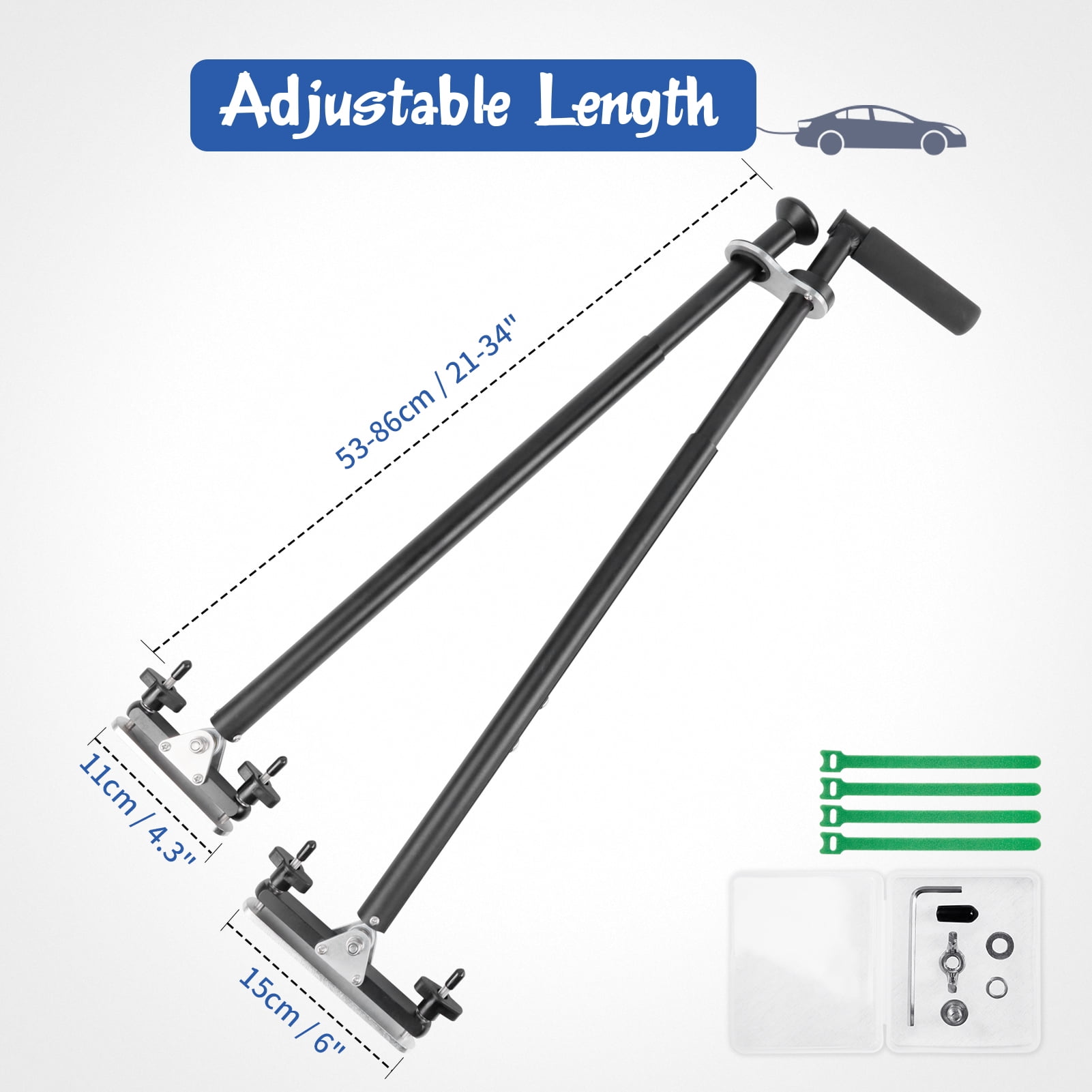 CANALHOUT MZSC100 Universal Portable Handicap Driving Hand Controls for Disabled Drivers, Black
